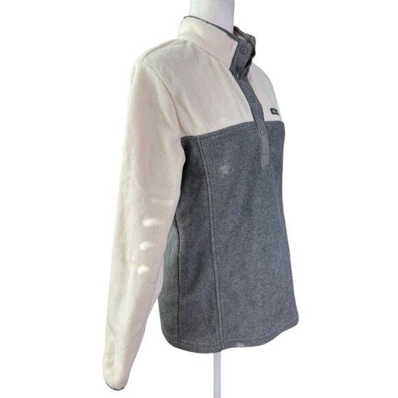 Columbia Women's Benton Springs Half Snap Pullover Fleece II in Heather Grey Med - Picture 5 of 9